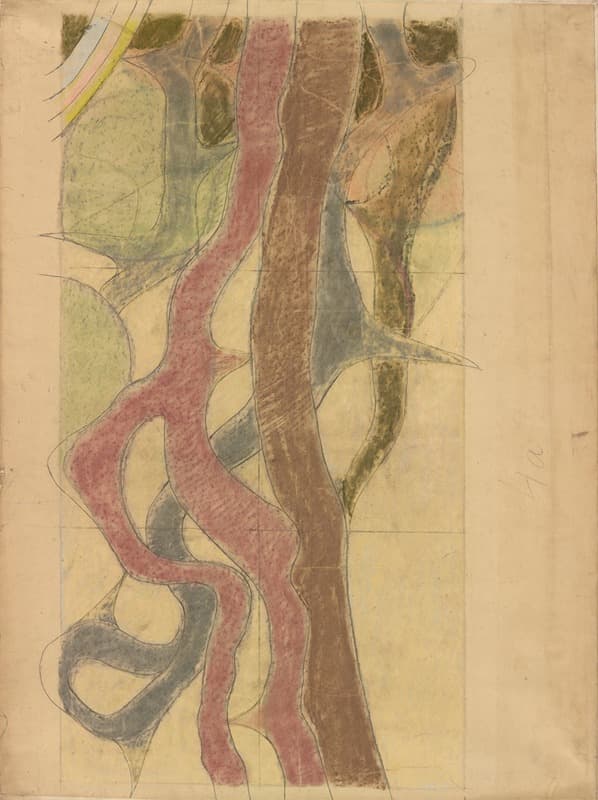 Святой Франциск. Проект витража для пресбитерия костёла францисканцев в Кракове