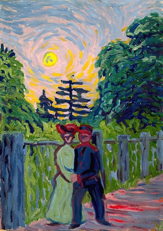 Moonrise; Soldier and Maiden