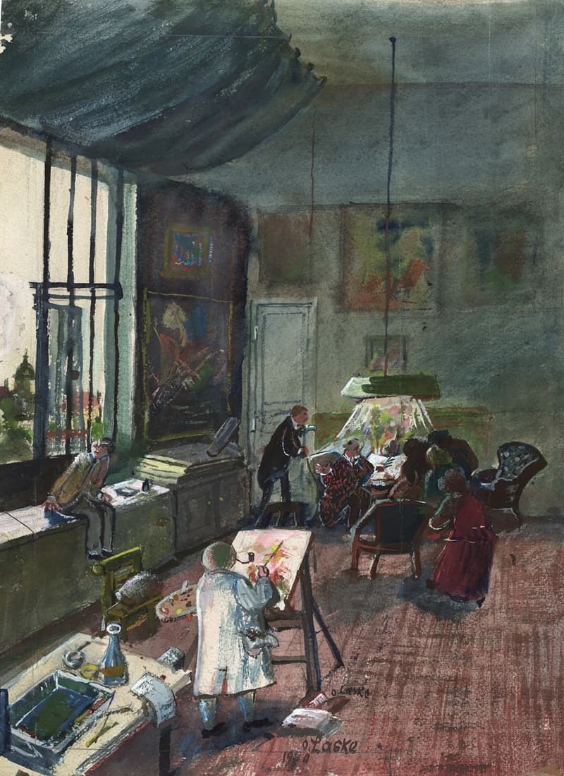 Das Atelier Oskar Laskes in Wien