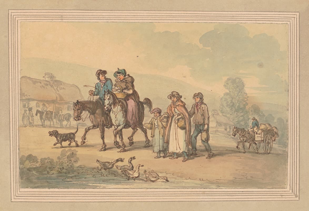 The deserted village ; Vide Goldsmith