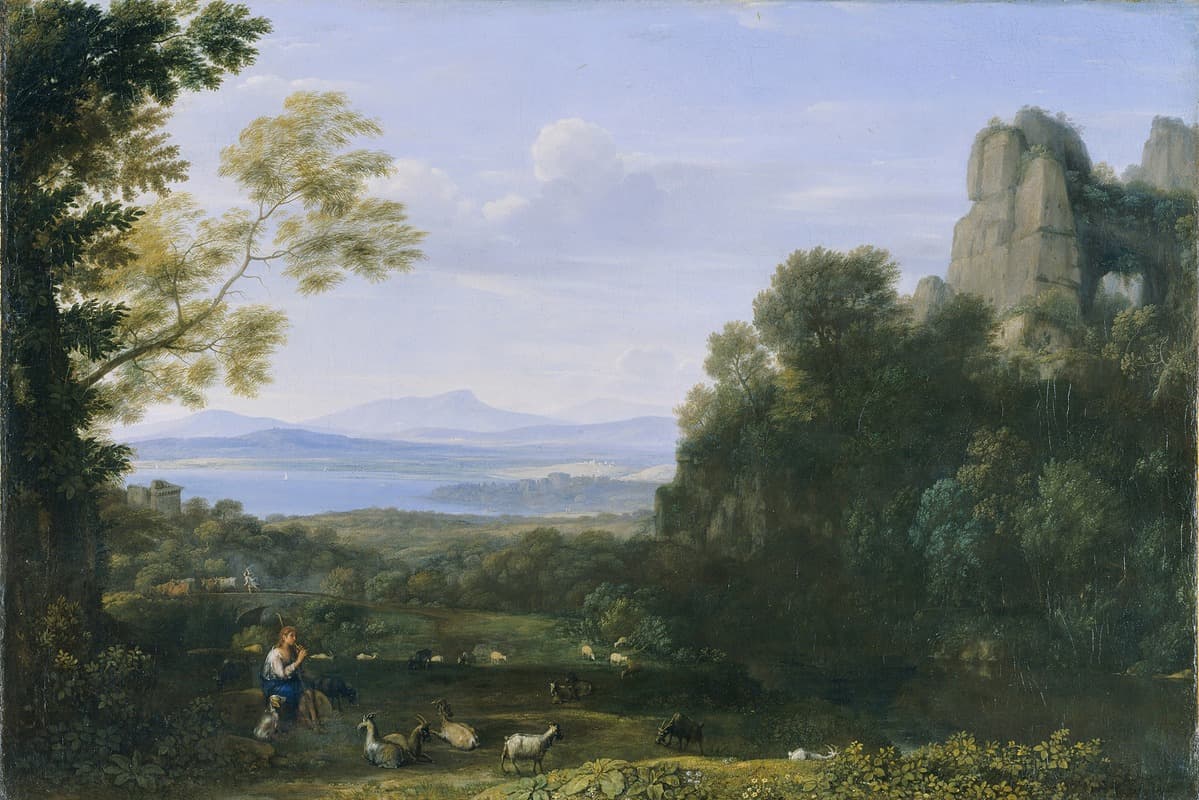 Landscape with Apollo and Mercury