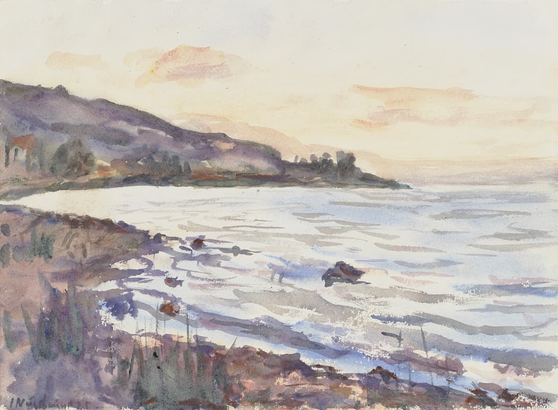 Вечер у озера Кинерет