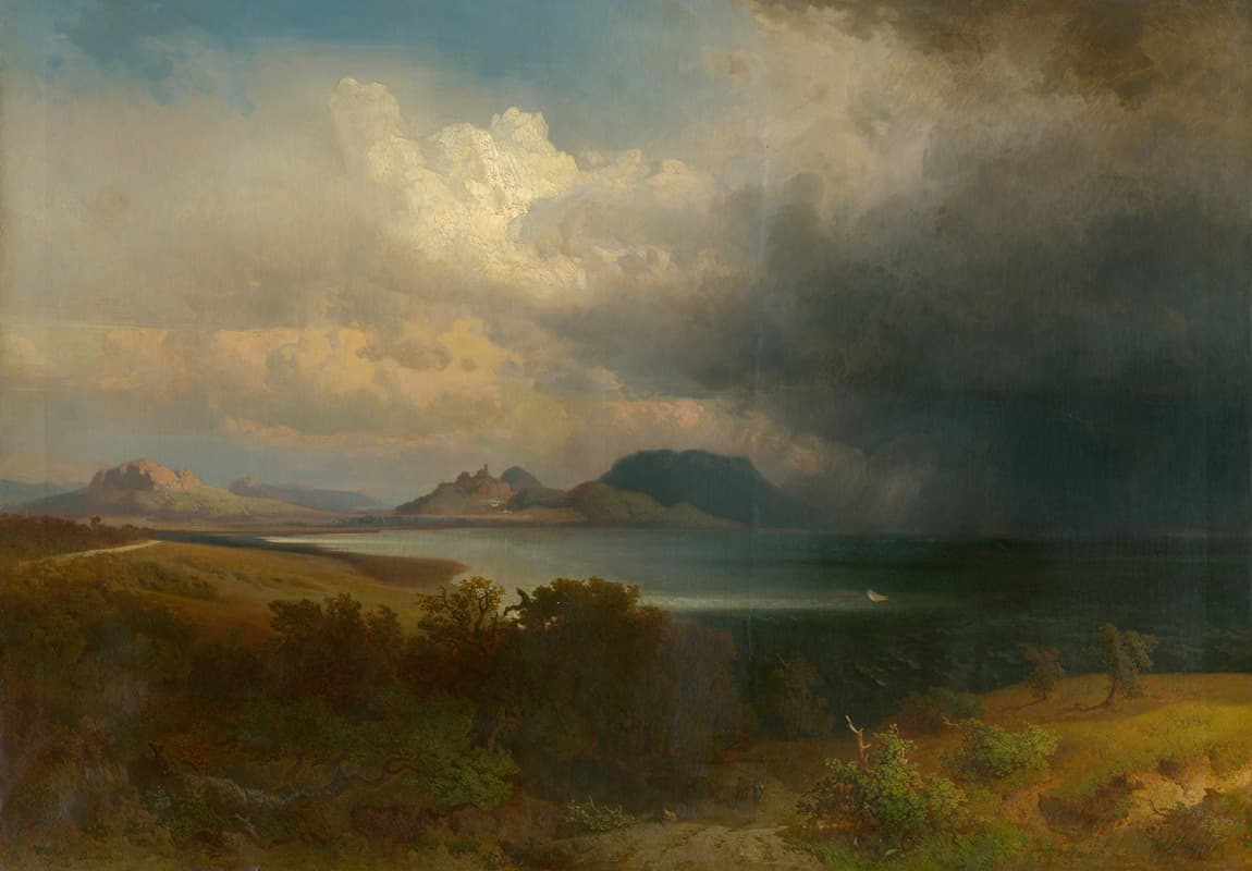 Storm over Lake Balaton
