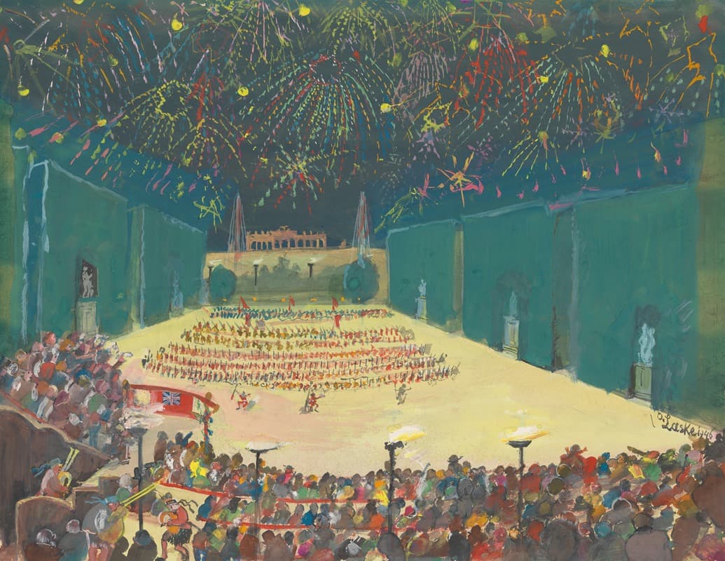 Das 'Tattoo' in Schönbrunn am 26. Juni 1946