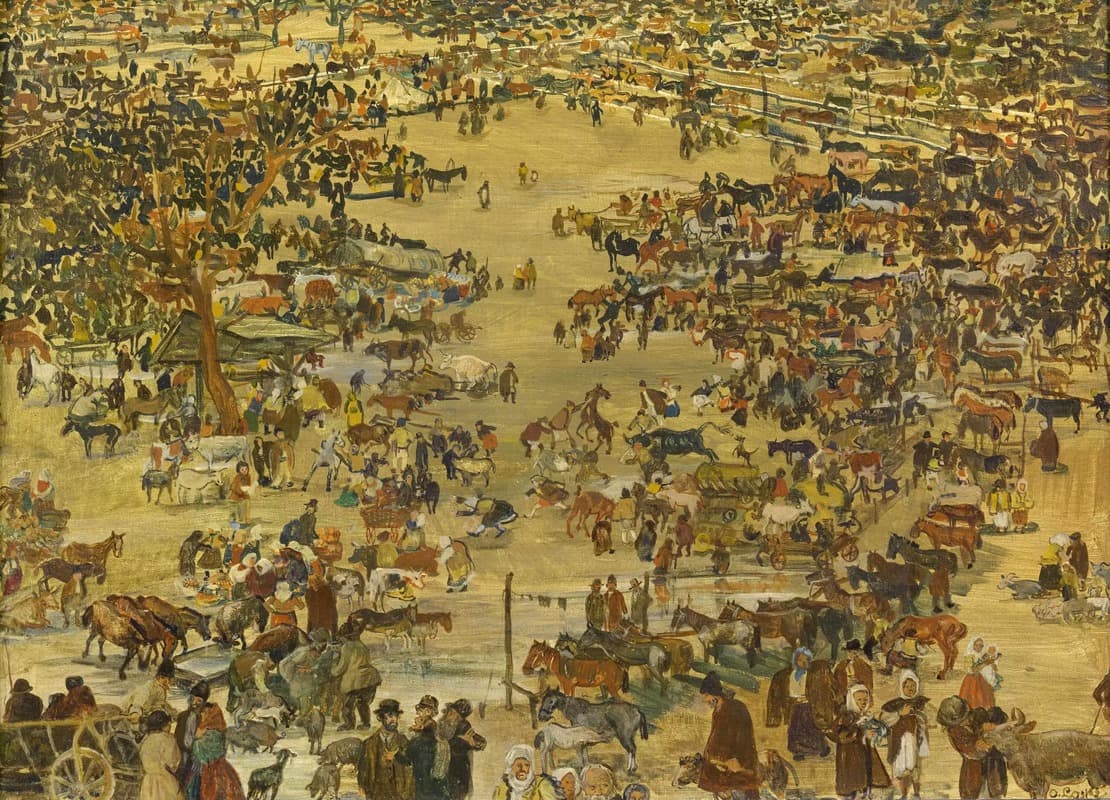 Viehmarkt in Galizien