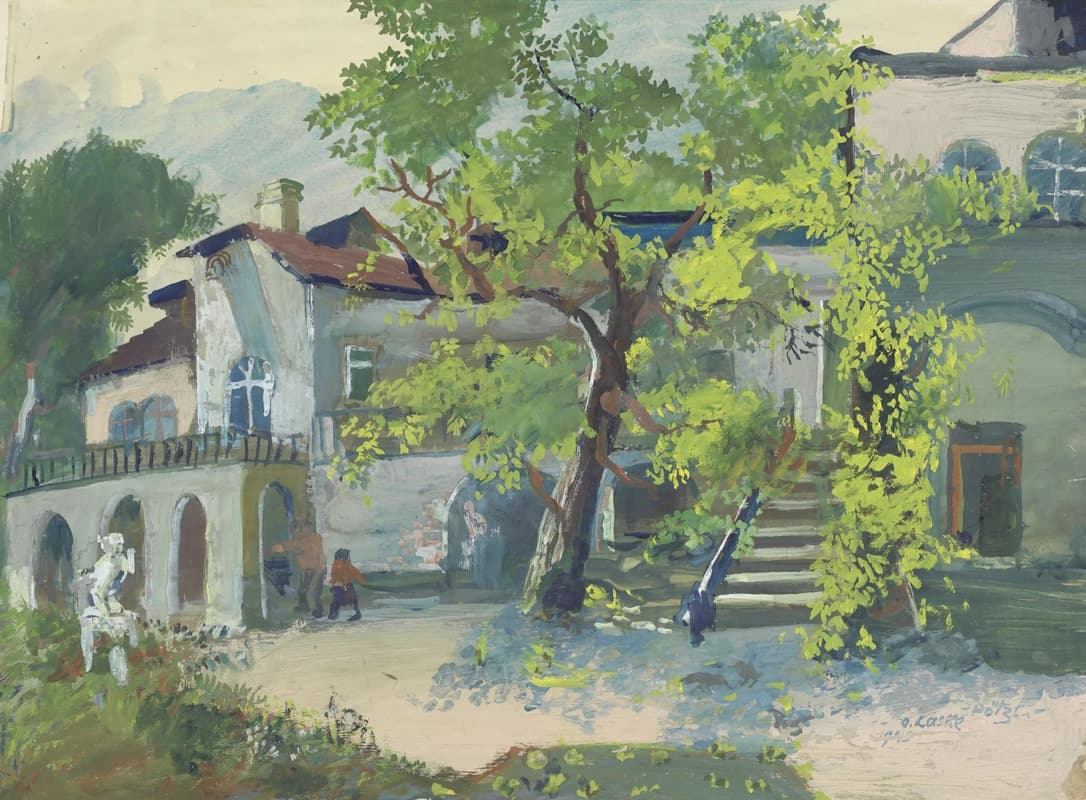 Villa Mautner in Pötzleinsdorf, Gartenansicht