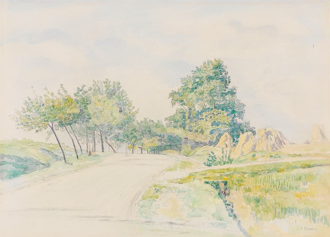 Weg nach Neustadt im Frühherbst