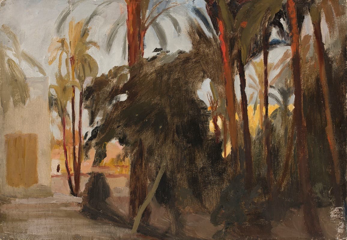 Garden – Nude of the desert. From the journey to Egypt