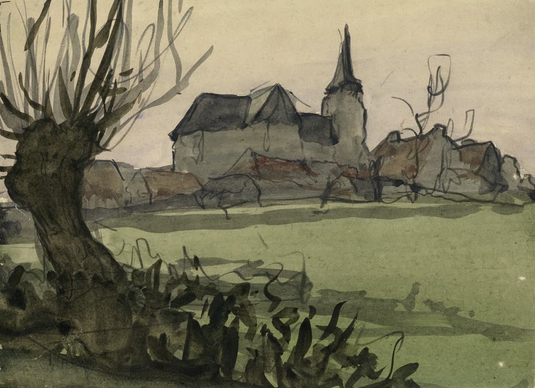 Вид на Хакендовер с церковью Святого Сальватора