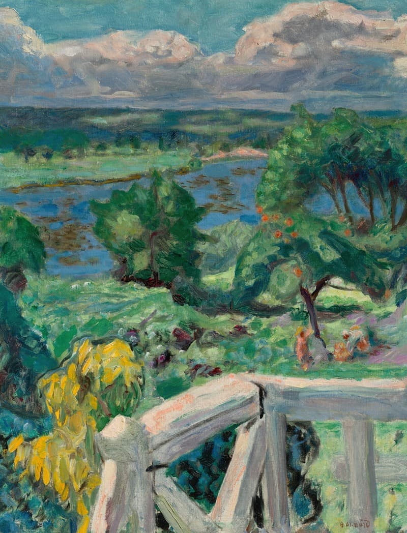 Coup de soleil (La terrasse de 'Ma roulotte' à Vernonnet)