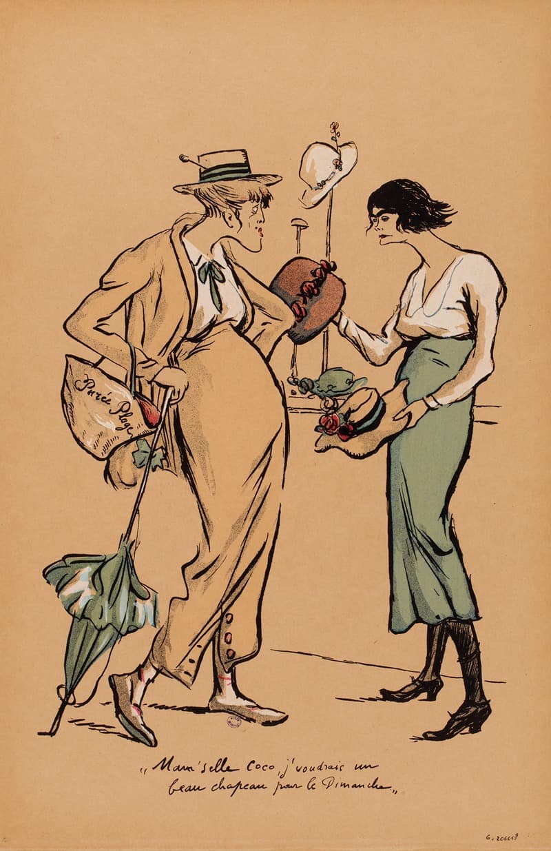 Мамзель Коко, я бы хотел красивую шляпу на воскресенье