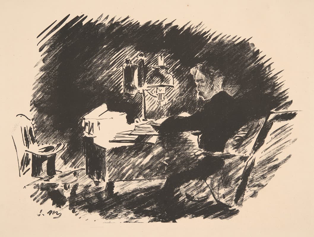 Once upon a Midnight Dreary (sous la lampe)