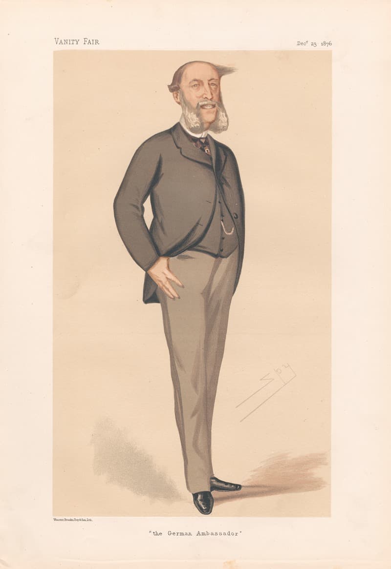 Ambassadors to England; The German Ambassador, Count George Herbert Munster, 23 December 1876