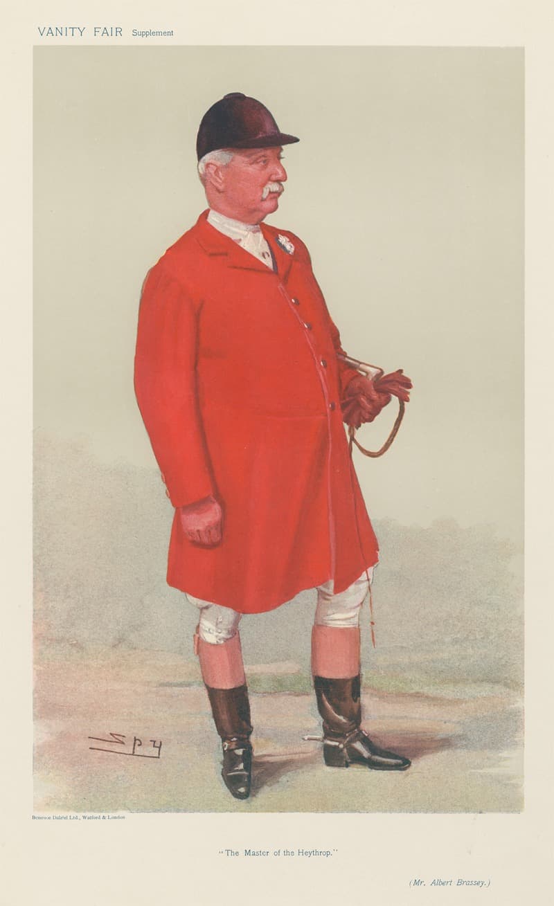 Fox Hunters. 'The Master of the Heythrop'. Mr. Albert Brassey. 15 March 1906