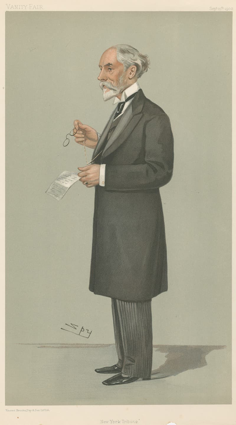 Newspapermen; 'New York Tribune', Mr. Whitelaw Reid, September 25, 1902