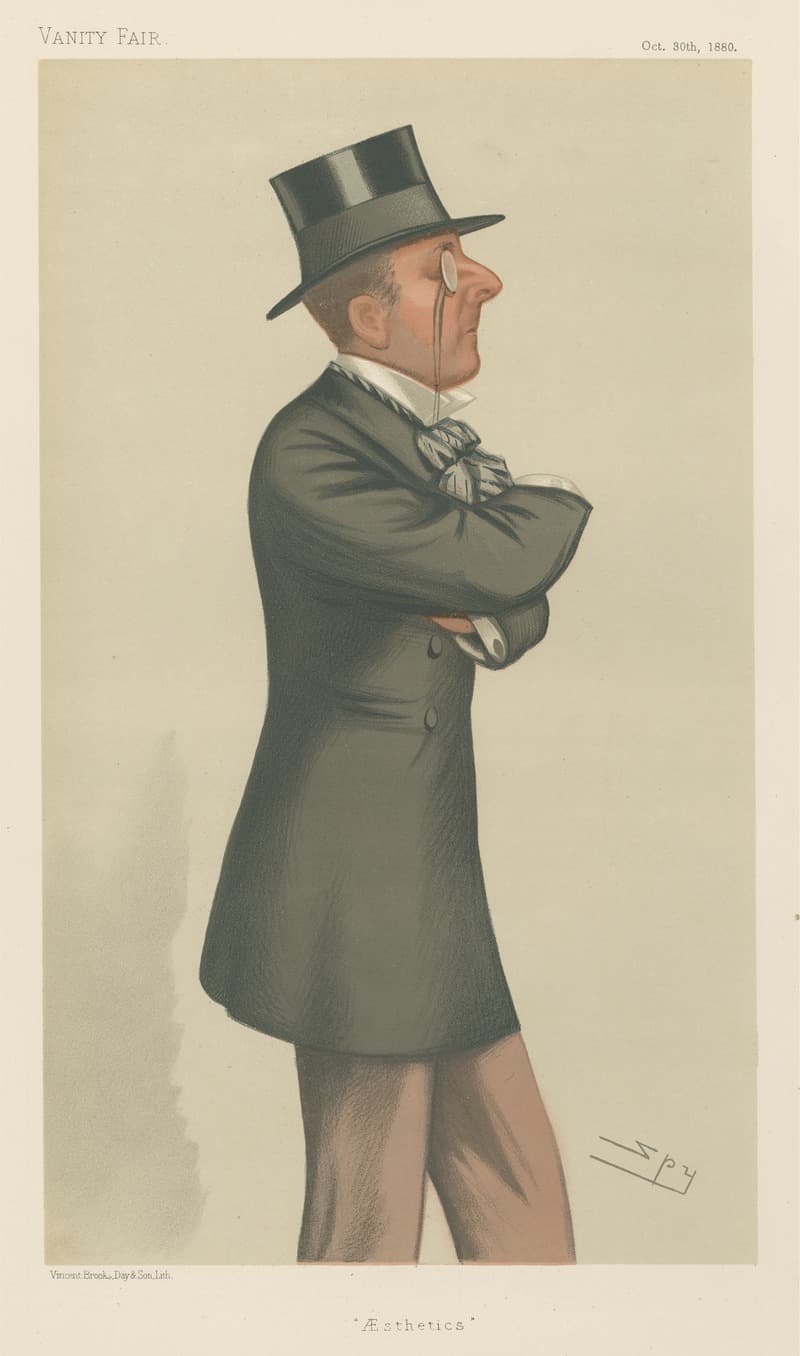 Politicians – 'Aesthetics'. The Hon Percy Scawen Wyndham. 30 October 1880