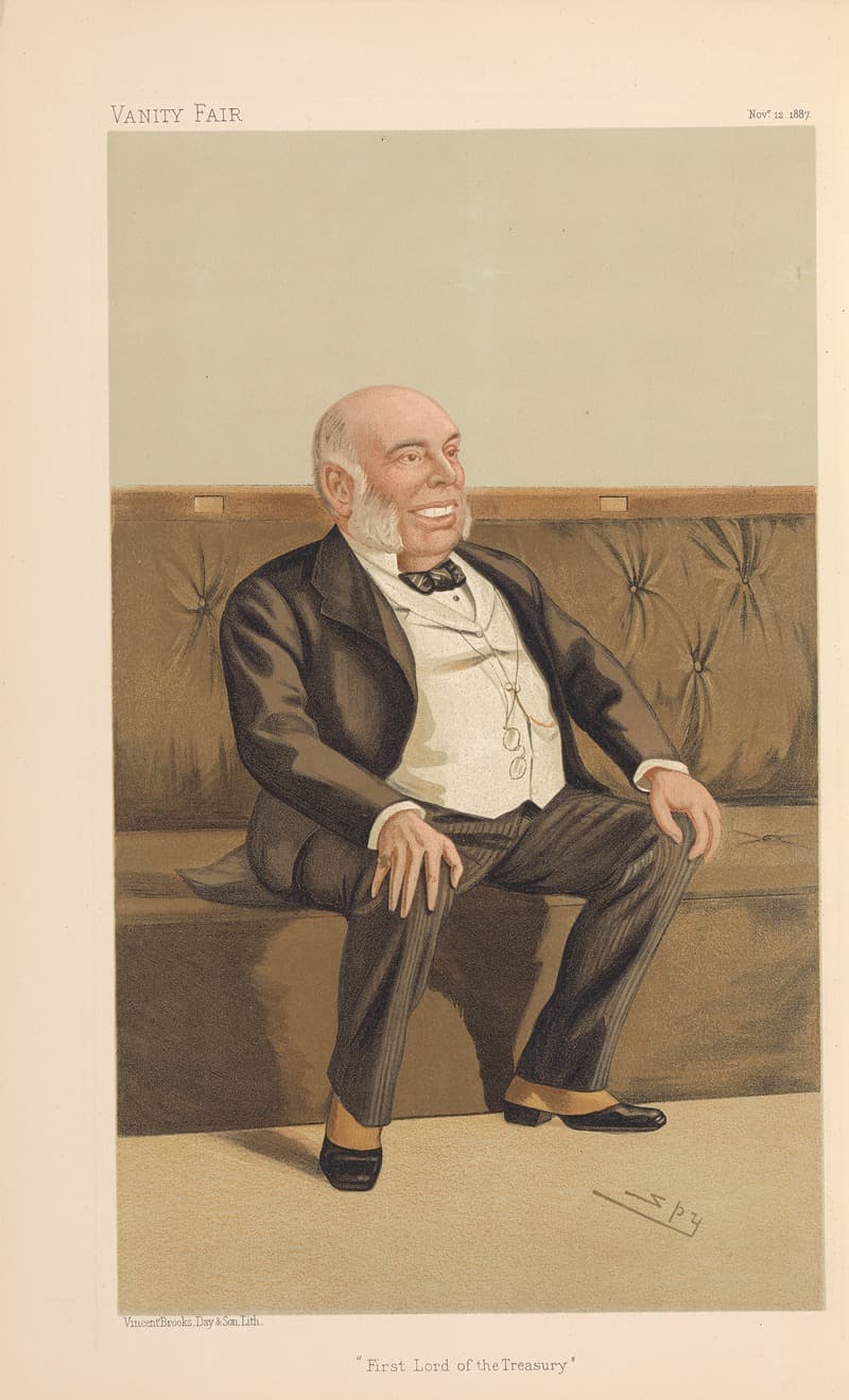 Politicians – 'First Lord of the Treasury'. The Rt. Hon. William Henry Smith. 12 November 1887