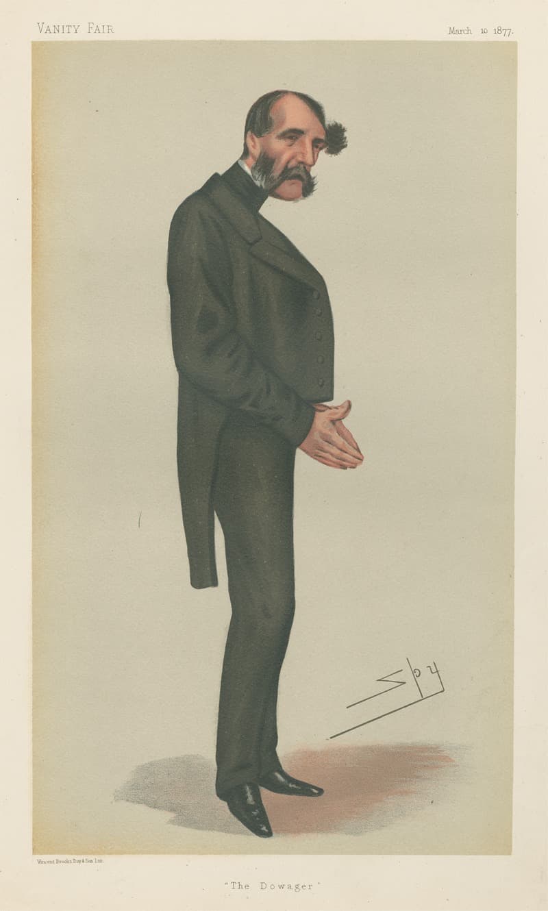 Politicians – 'The Dowager'. The Rt. Hon. Lord Claud Hamilton. March 10, 1877