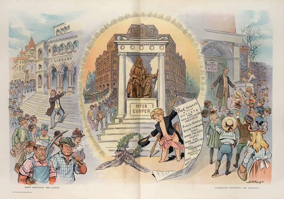 Пример Питера Купера, которому могли бы следовать наши мультимиллионеры-филантропы с хорошими результатами