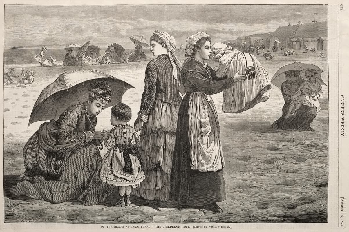 На пляже в Лонг-Бранче – Час детей