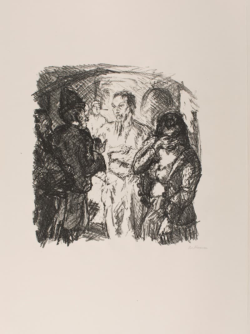 Christ and the Sinner, plate 3 from the portfolio 'Six Lithographs to the New Testament'