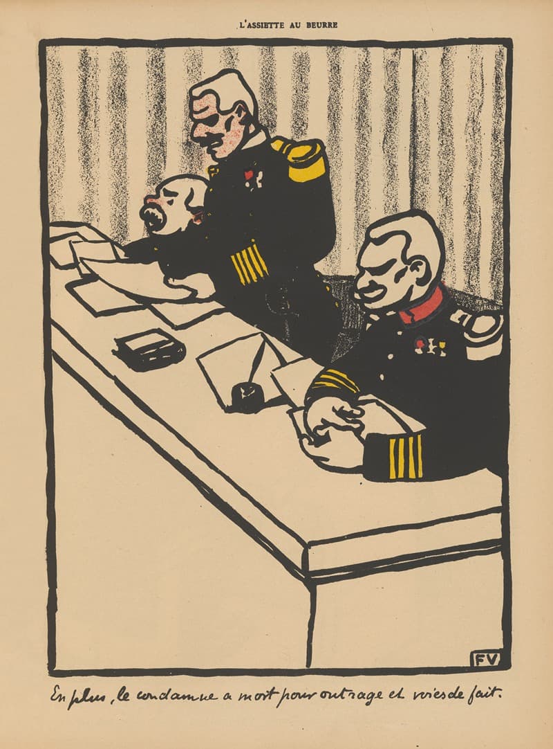 И кроме того, осуждённый на смерть за оскорбление и насилие