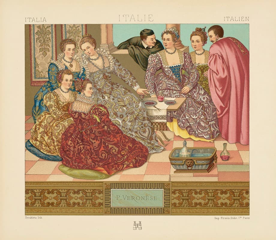 Costumes venitiens de la seconde moitie du XVIe siecle