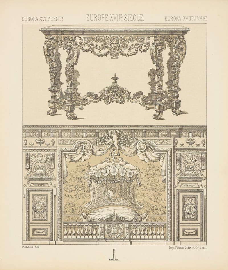 La chambre en alcove – mobilier