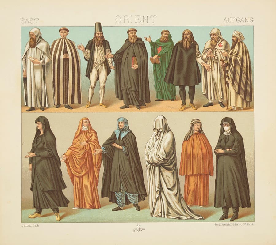 Moines et religieux chretiens d'ancienne institution