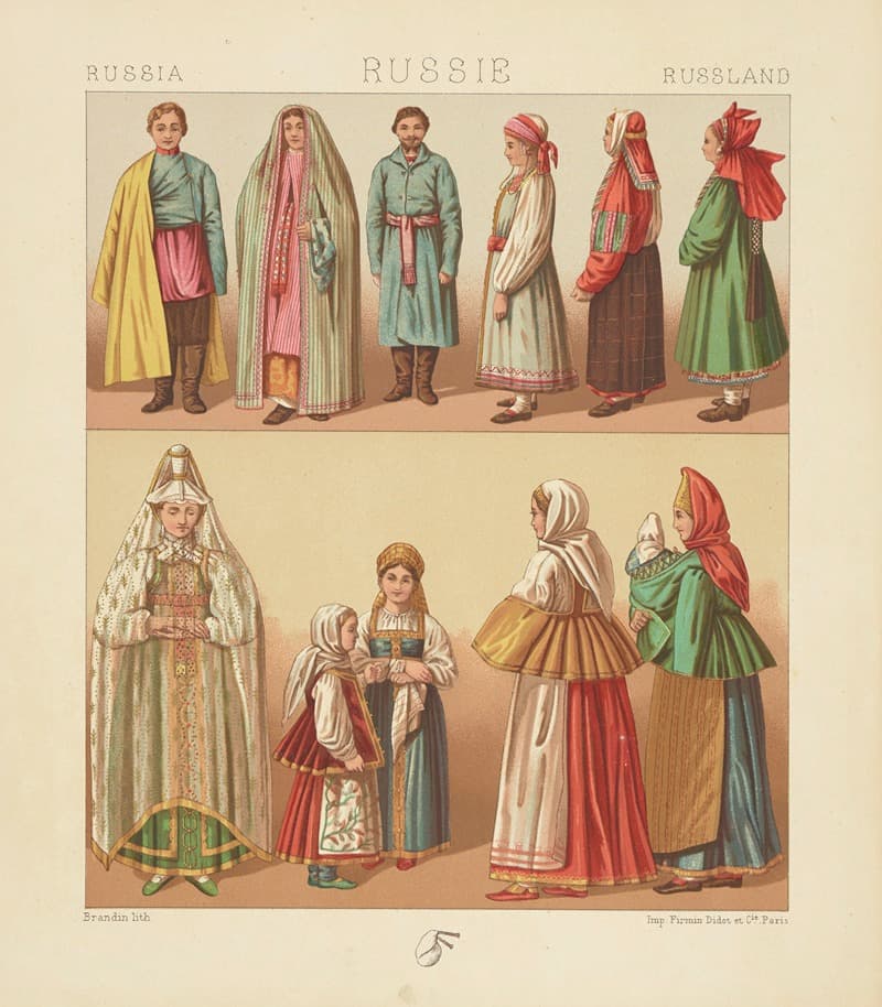 Slavo-Russes, Mordvien, Kalmouk, Tartare