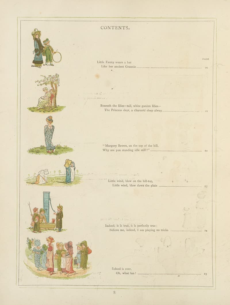 Under the window;  pictures & rhymes for children Pl.09