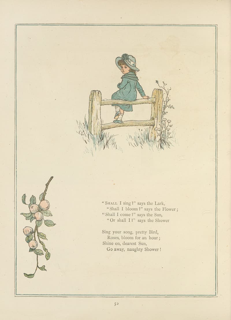 Under the window;  pictures & rhymes for children Pl.49