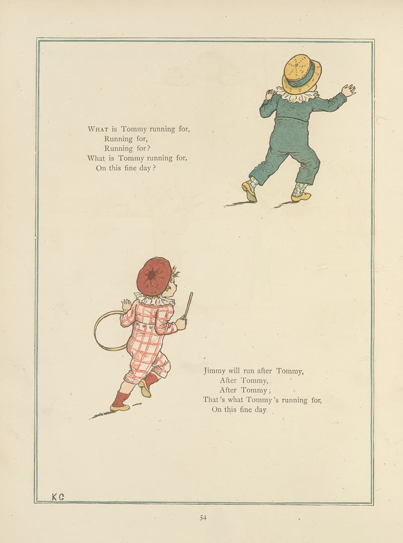 Under the window;  pictures & rhymes for children Pl.53