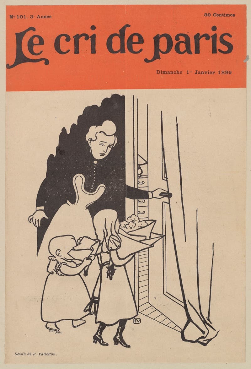 Крик Парижа – Воскресенье 1 января 1899