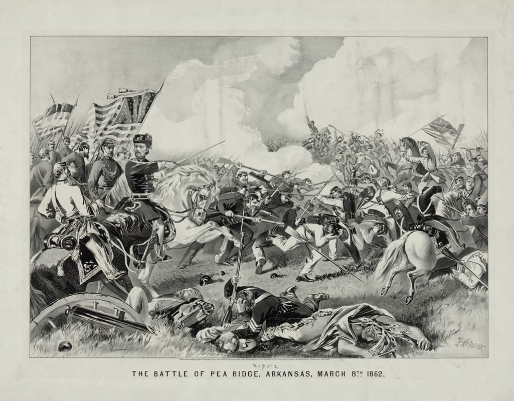 Battle of Pea Ridge, Arkansas, March 8th 1862