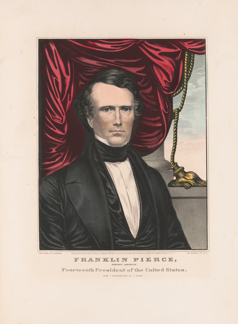 Franklin Pierce; Democratic candidate for fourtheenth president of the United States
