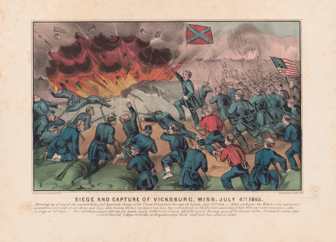 Siege and capture of Vicksburg, Miss. July 4th 1863