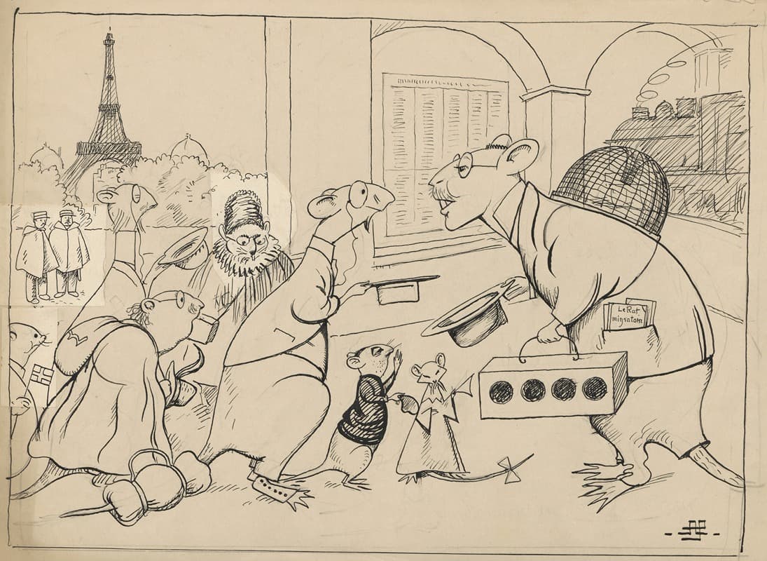 С Международного конгресса крыс в Париже, 1928