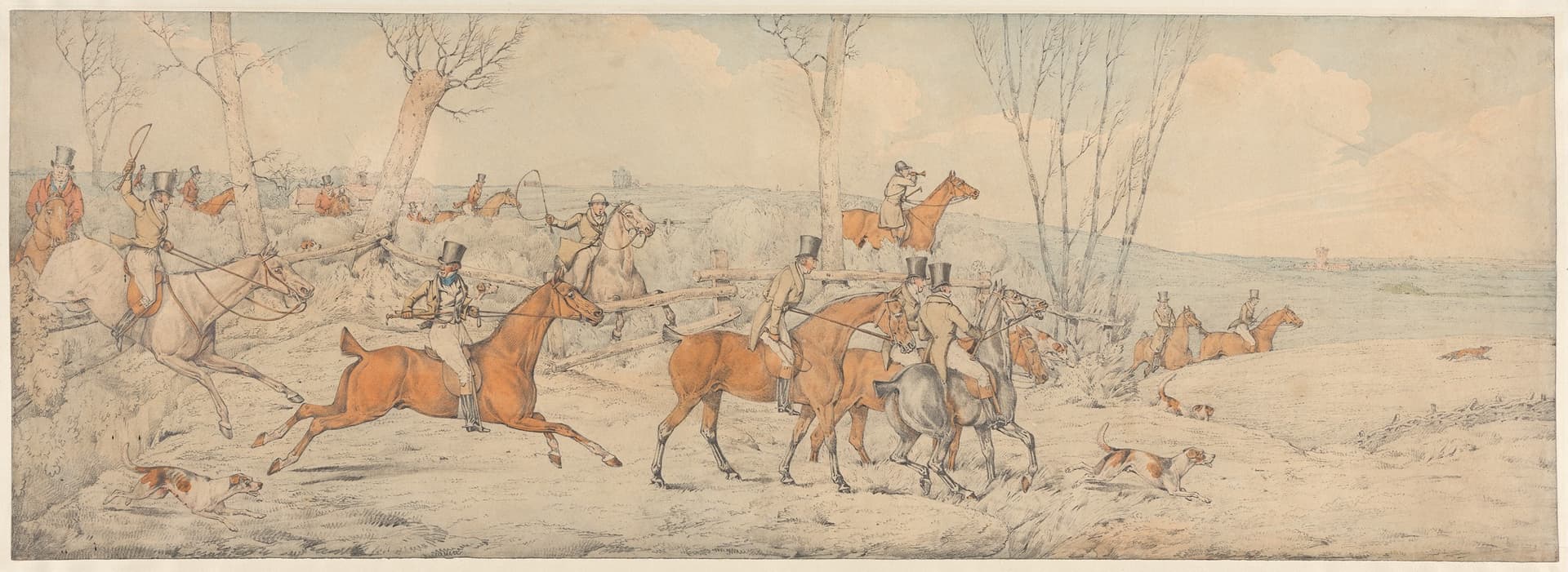 Лисья охота; Начало