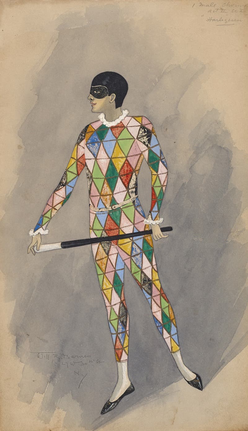 1 Male Chorus-Act II Sc I-Harlequin